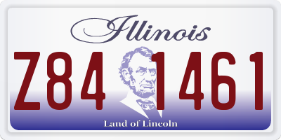 IL license plate Z841461
