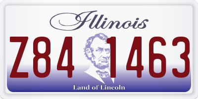 IL license plate Z841463