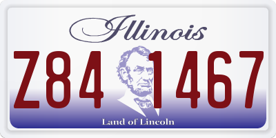 IL license plate Z841467