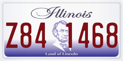 IL license plate Z841468