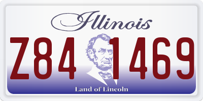 IL license plate Z841469