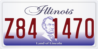 IL license plate Z841470