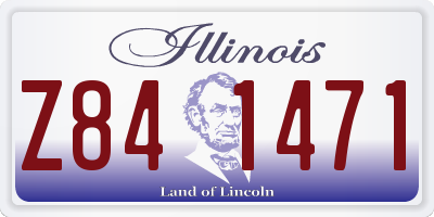 IL license plate Z841471