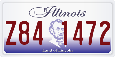 IL license plate Z841472