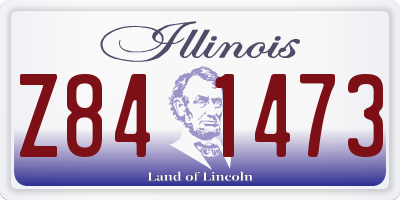 IL license plate Z841473