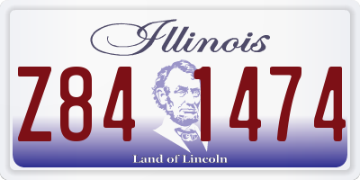 IL license plate Z841474