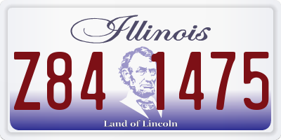 IL license plate Z841475