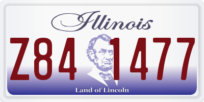 IL license plate Z841477