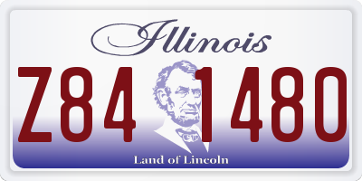 IL license plate Z841480