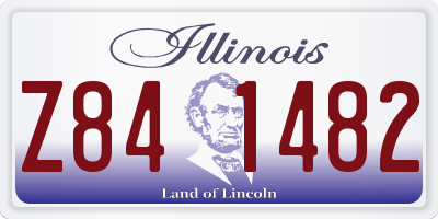 IL license plate Z841482