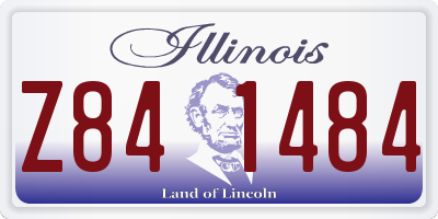 IL license plate Z841484