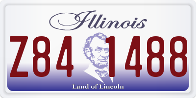IL license plate Z841488