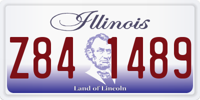 IL license plate Z841489