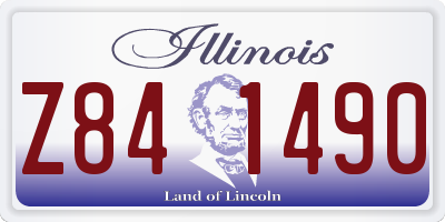 IL license plate Z841490