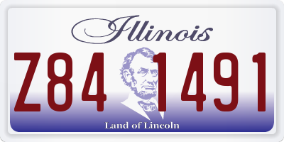 IL license plate Z841491