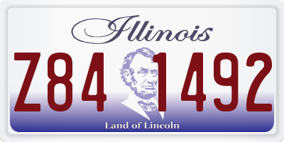 IL license plate Z841492
