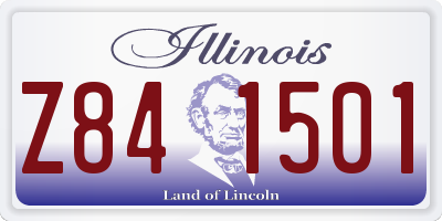 IL license plate Z841501