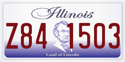 IL license plate Z841503