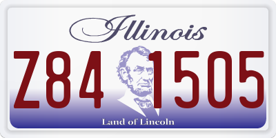 IL license plate Z841505