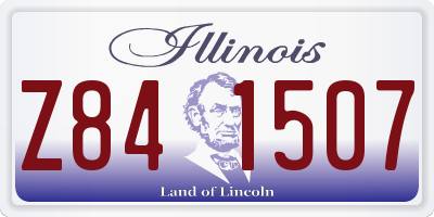 IL license plate Z841507