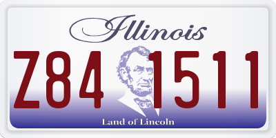 IL license plate Z841511