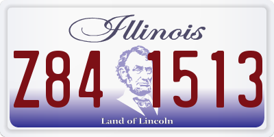 IL license plate Z841513