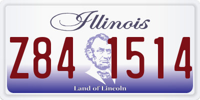 IL license plate Z841514