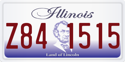 IL license plate Z841515