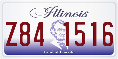 IL license plate Z841516