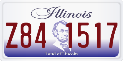 IL license plate Z841517