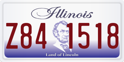 IL license plate Z841518