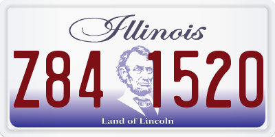 IL license plate Z841520