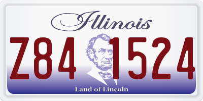 IL license plate Z841524