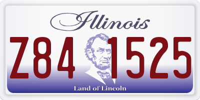 IL license plate Z841525