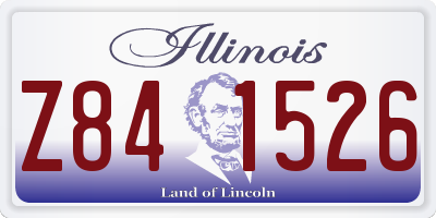 IL license plate Z841526