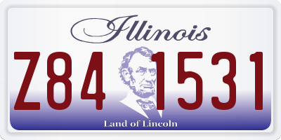 IL license plate Z841531