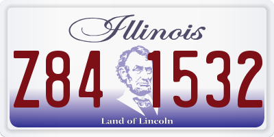 IL license plate Z841532