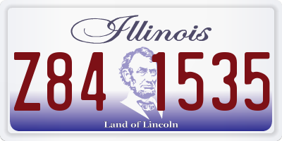 IL license plate Z841535