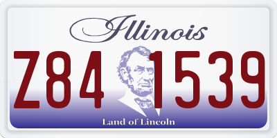 IL license plate Z841539