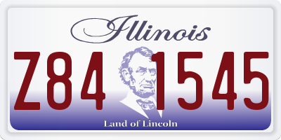 IL license plate Z841545