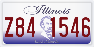 IL license plate Z841546