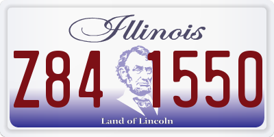 IL license plate Z841550