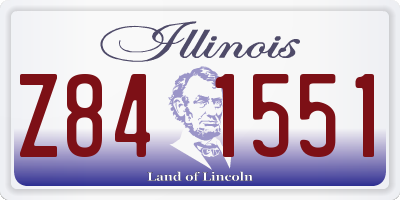 IL license plate Z841551