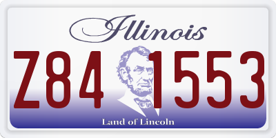IL license plate Z841553