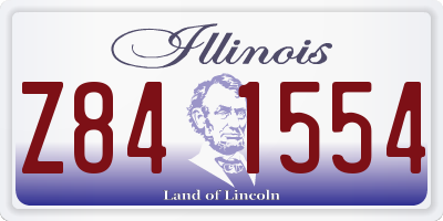 IL license plate Z841554