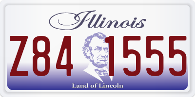 IL license plate Z841555