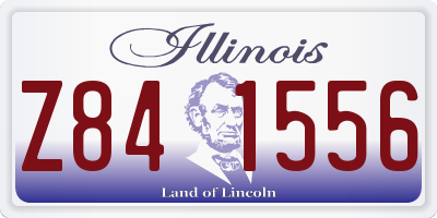 IL license plate Z841556