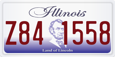 IL license plate Z841558