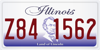 IL license plate Z841562