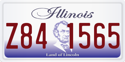IL license plate Z841565